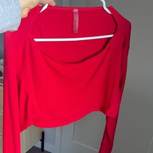 Beyond Yoga Red Crop Top